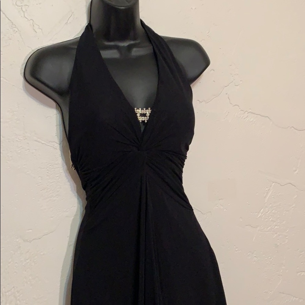 Vintage Cache Gown  Dress with Rhinestones